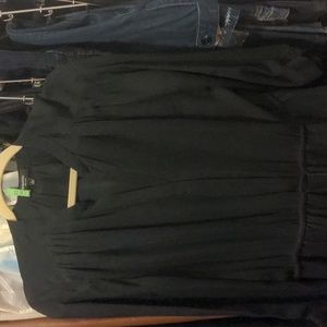 Babaton silk dress with drawstring and POCKETS! Sz Large